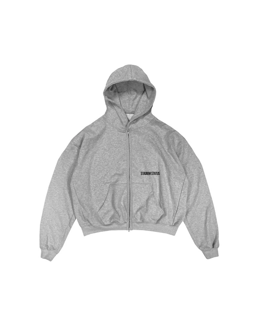 SS ZIP-UP HOODIE - GRAY
