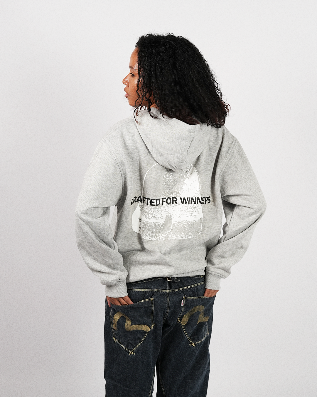 SS ZIP-UP HOODIE - GRAY