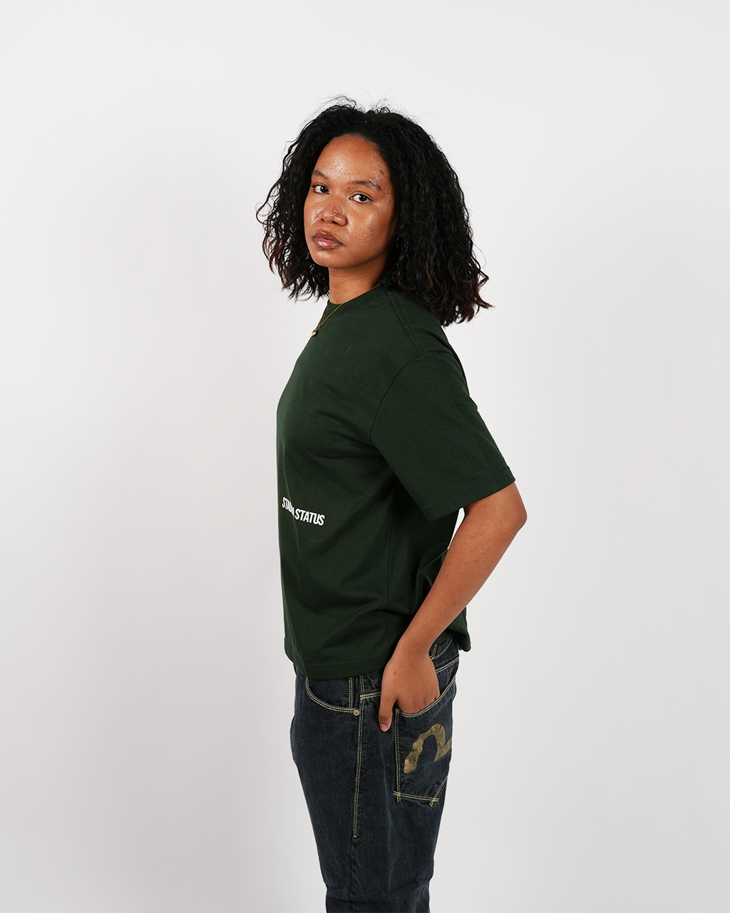 SS CHAIR TEE - DARK OLIVE