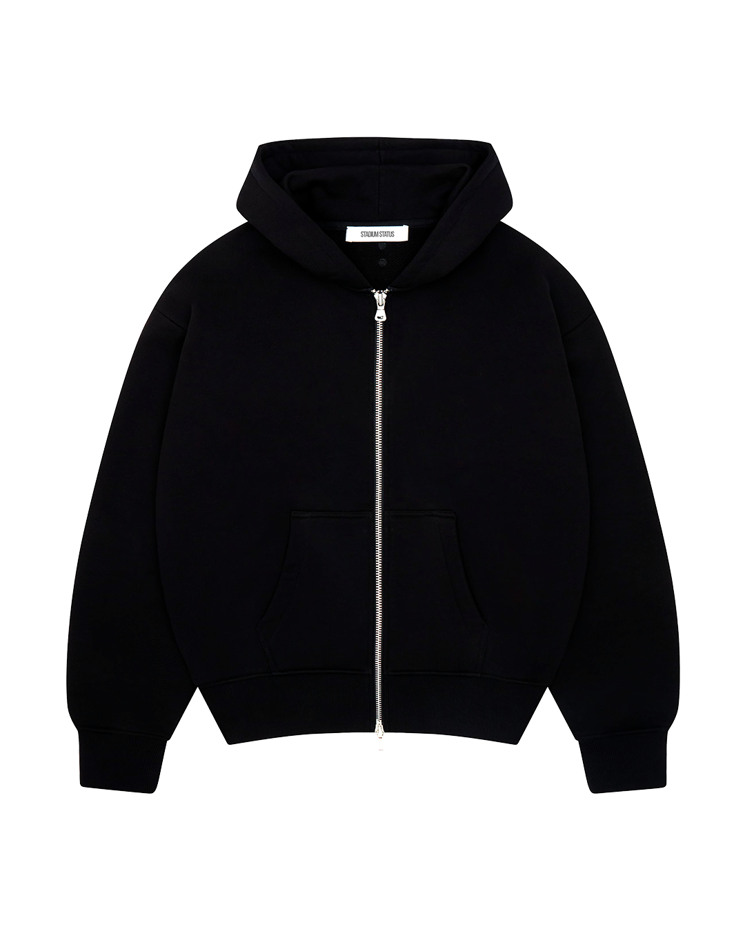 SS DOUBLE-ZIP HOODIE (BLACK)